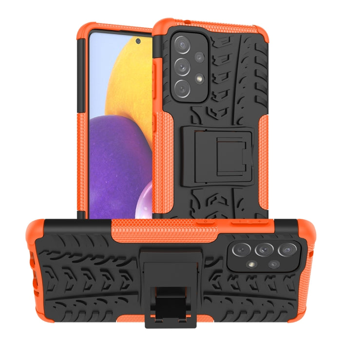 Funda para teléfono TPU+PC a prueba de golpes con textura de neumático con soporte, For OnePlus Nord N20 5G, For Samsung Galaxy A73 5G, For Samsung Galaxy A23, For Xiaomi Redmi Note 11S 4G International Version                                          ...