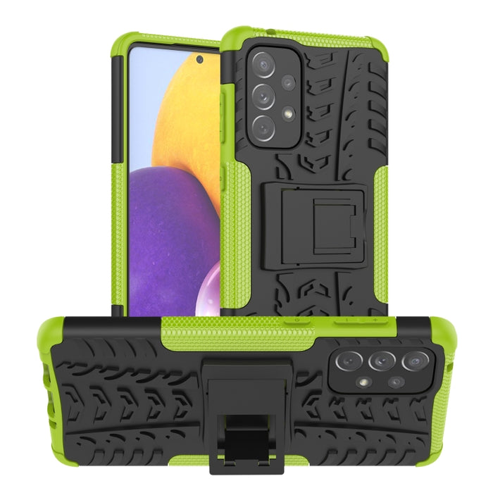 Funda para teléfono TPU+PC a prueba de golpes con textura de neumático con soporte, For OnePlus Nord N20 5G, For Samsung Galaxy A73 5G, For Samsung Galaxy A23, For Xiaomi Redmi Note 11S 4G International Version                                          ...