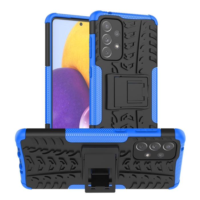 Funda para teléfono TPU+PC a prueba de golpes con textura de neumático con soporte, For OnePlus Nord N20 5G, For Samsung Galaxy A73 5G, For Samsung Galaxy A23, For Xiaomi Redmi Note 11S 4G International Version                                          ...
