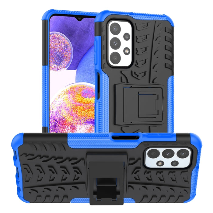 Funda para teléfono TPU+PC a prueba de golpes con textura de neumático con soporte, For OnePlus Nord N20 5G, For Samsung Galaxy A73 5G, For Samsung Galaxy A23, For Xiaomi Redmi Note 11S 4G International Version                                          ...