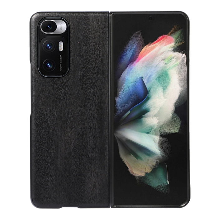 Funda de teléfono PU con textura de vaca amarilla, For Xiaomi 12 Pro, For Xiaomi 12 / 12X, For Xiaomi Mi Mix Fold