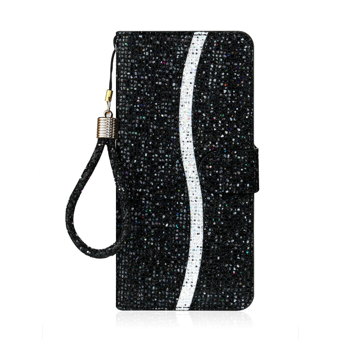 Estuche para teléfono de cuero con polvo de brillo, For Xiaomi Redmi Note 11 Pro International, For Xiaomi Redmi Note 11 International