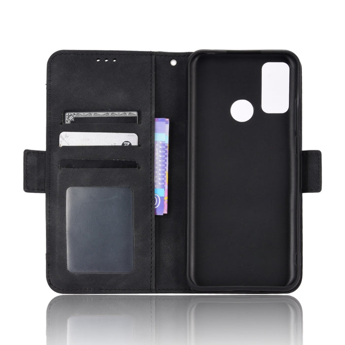 Estuche para teléfono de cuero con patrón de piel de becerro, For BLU G51 Plus, For BLU G91 Pro, For OPPO Realme Q3T / Q3S, For OPPO Reno7 5G / Find X5 Lite, For Schok Volt SV55 / SV55216, For TCL 30V 5G, For vivo S12 / V23 5G, For vivo Y76 5G         ...