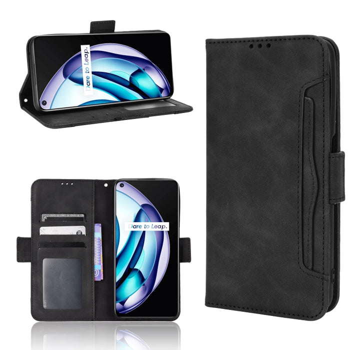 Estuche para teléfono de cuero con patrón de piel de becerro, For BLU G51 Plus, For BLU G91 Pro, For OPPO Realme Q3T / Q3S, For OPPO Reno7 5G / Find X5 Lite, For Schok Volt SV55 / SV55216, For TCL 30V 5G, For vivo S12 / V23 5G, For vivo Y76 5G         ...