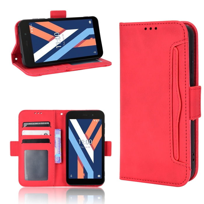 Estuche para teléfono de cuero con patrón de piel de becerro, For BLU G51 Plus, For BLU G91 Pro, For OPPO Realme Q3T / Q3S, For OPPO Reno7 5G / Find X5 Lite, For Schok Volt SV55 / SV55216, For TCL 30V 5G, For vivo S12 / V23 5G, For vivo Y76 5G         ...