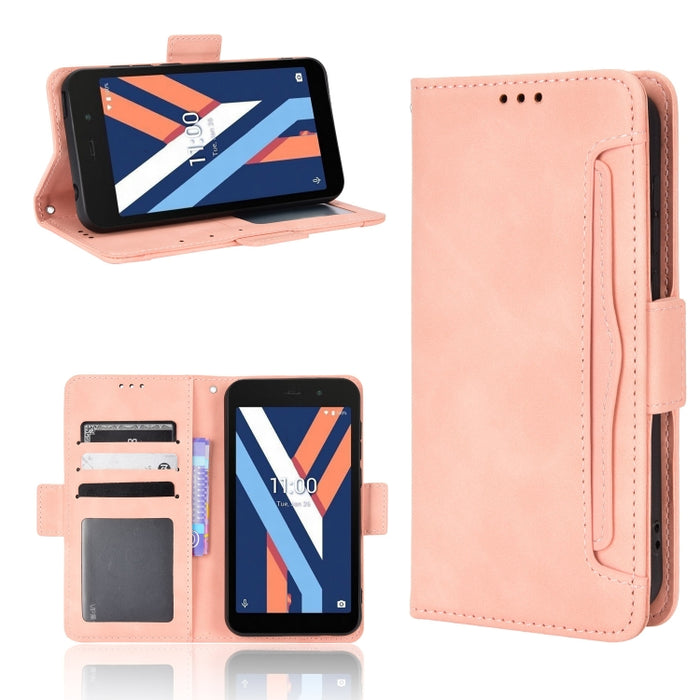 Estuche para teléfono de cuero con patrón de piel de becerro, For BLU G51 Plus, For BLU G91 Pro, For OPPO Realme Q3T / Q3S, For OPPO Reno7 5G / Find X5 Lite, For Schok Volt SV55 / SV55216, For TCL 30V 5G, For vivo S12 / V23 5G, For vivo Y76 5G         ...