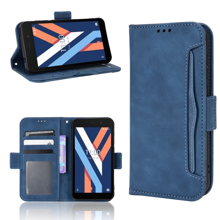 Estuche para teléfono de cuero con patrón de piel de becerro, For BLU G51 Plus, For BLU G91 Pro, For OPPO Realme Q3T / Q3S, For OPPO Reno7 5G / Find X5 Lite, For Schok Volt SV55 / SV55216, For TCL 30V 5G, For vivo S12 / V23 5G, For vivo Y76 5G         ...