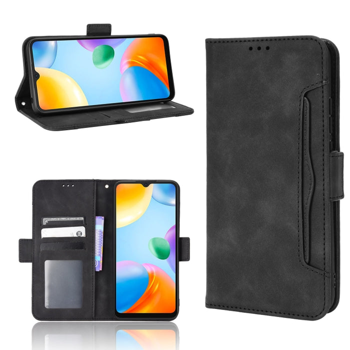 Estuche para teléfono de cuero con patrón de piel de becerro, For BLU G51 Plus, For BLU G91 Pro, For OPPO Realme Q3T / Q3S, For OPPO Reno7 5G / Find X5 Lite, For Schok Volt SV55 / SV55216, For TCL 30V 5G, For vivo S12 / V23 5G, For vivo Y76 5G         ...