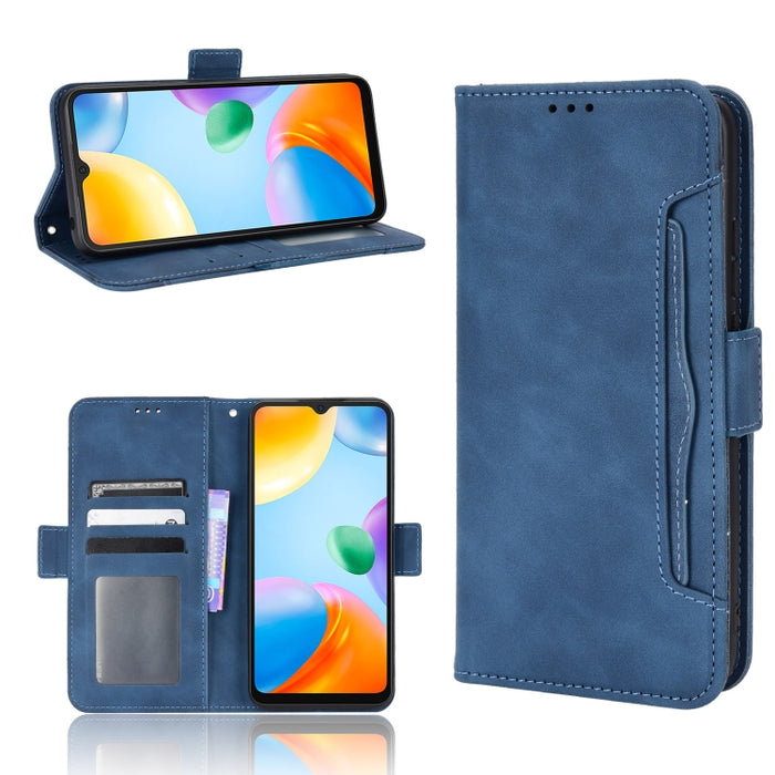 Estuche para teléfono de cuero con patrón de piel de becerro, For BLU G51 Plus, For BLU G91 Pro, For OPPO Realme Q3T / Q3S, For OPPO Reno7 5G / Find X5 Lite, For Schok Volt SV55 / SV55216, For TCL 30V 5G, For vivo S12 / V23 5G, For vivo Y76 5G         ...