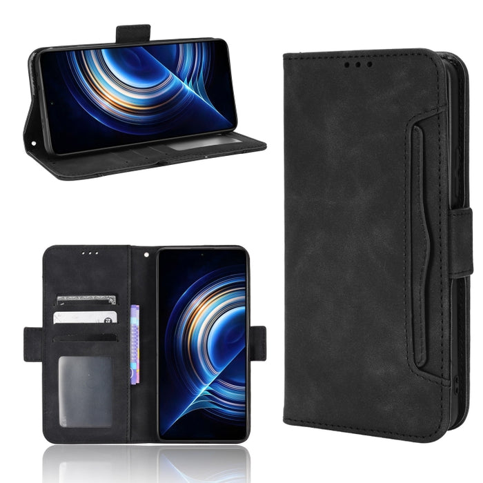 Estuche para teléfono de cuero con patrón de piel de becerro, For BLU G51 Plus, For BLU G91 Pro, For OPPO Realme Q3T / Q3S, For OPPO Reno7 5G / Find X5 Lite, For Schok Volt SV55 / SV55216, For TCL 30V 5G, For vivo S12 / V23 5G, For vivo Y76 5G         ...