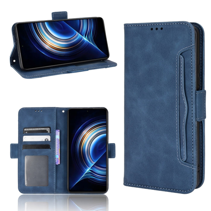 Estuche para teléfono de cuero con patrón de piel de becerro, For BLU G51 Plus, For BLU G91 Pro, For OPPO Realme Q3T / Q3S, For OPPO Reno7 5G / Find X5 Lite, For Schok Volt SV55 / SV55216, For TCL 30V 5G, For vivo S12 / V23 5G, For vivo Y76 5G         ...