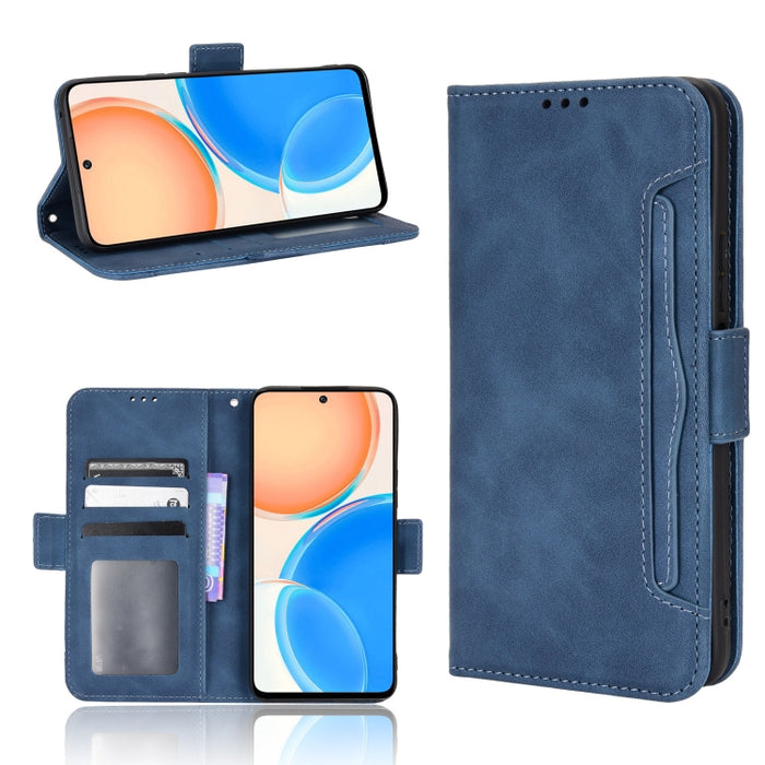 Estuche para teléfono de cuero con patrón de piel de becerro, For BLU G51 Plus, For BLU G91 Pro, For OPPO Realme Q3T / Q3S, For OPPO Reno7 5G / Find X5 Lite, For Schok Volt SV55 / SV55216, For TCL 30V 5G, For vivo S12 / V23 5G, For vivo Y76 5G         ...