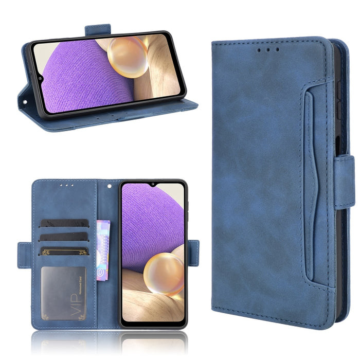 Estuche para teléfono de cuero con patrón de piel de becerro, For BLU G51 Plus, For BLU G91 Pro, For OPPO Realme Q3T / Q3S, For OPPO Reno7 5G / Find X5 Lite, For Schok Volt SV55 / SV55216, For TCL 30V 5G, For vivo S12 / V23 5G, For vivo Y76 5G         ...