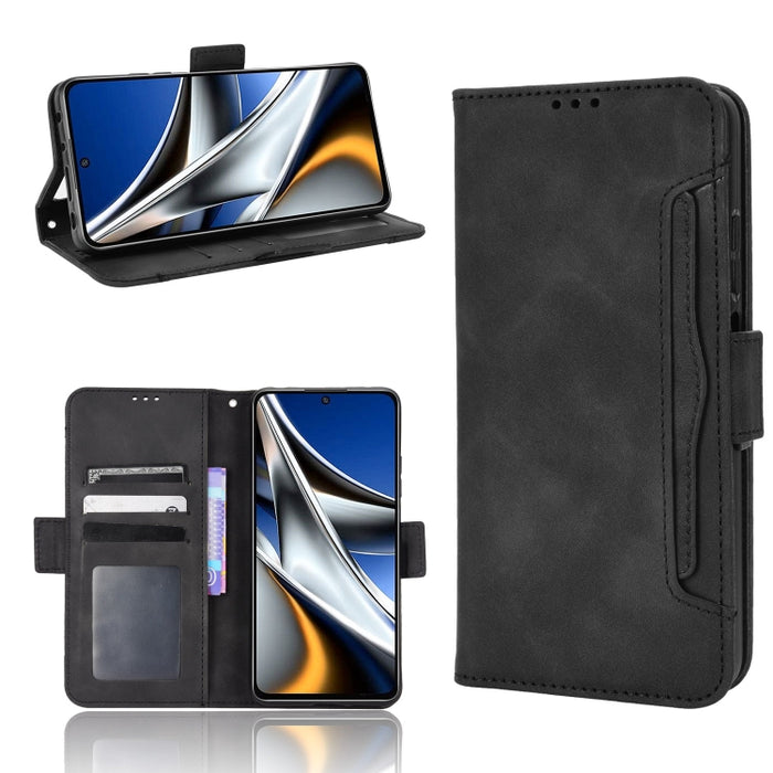 Estuche para teléfono de cuero con patrón de piel de becerro, For BLU G51 Plus, For BLU G91 Pro, For OPPO Realme Q3T / Q3S, For OPPO Reno7 5G / Find X5 Lite, For Schok Volt SV55 / SV55216, For TCL 30V 5G, For vivo S12 / V23 5G, For vivo Y76 5G         ...