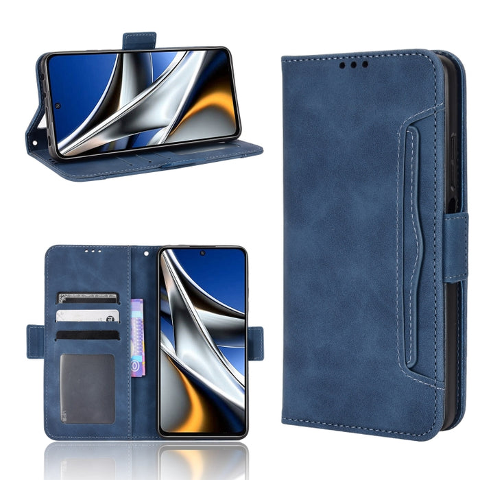 Estuche para teléfono de cuero con patrón de piel de becerro, For BLU G51 Plus, For BLU G91 Pro, For OPPO Realme Q3T / Q3S, For OPPO Reno7 5G / Find X5 Lite, For Schok Volt SV55 / SV55216, For TCL 30V 5G, For vivo S12 / V23 5G, For vivo Y76 5G         ...