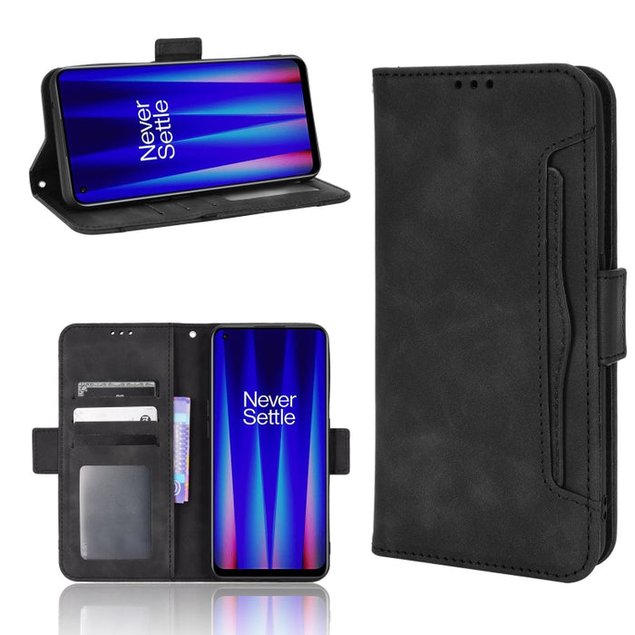Estuche para teléfono de cuero con patrón de piel de becerro, For BLU G51 Plus, For BLU G91 Pro, For OPPO Realme Q3T / Q3S, For OPPO Reno7 5G / Find X5 Lite, For Schok Volt SV55 / SV55216, For TCL 30V 5G, For vivo S12 / V23 5G, For vivo Y76 5G         ...