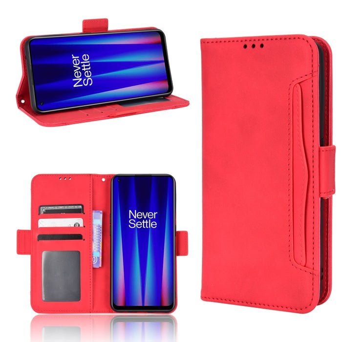 Estuche para teléfono de cuero con patrón de piel de becerro, For BLU G51 Plus, For BLU G91 Pro, For OPPO Realme Q3T / Q3S, For OPPO Reno7 5G / Find X5 Lite, For Schok Volt SV55 / SV55216, For TCL 30V 5G, For vivo S12 / V23 5G, For vivo Y76 5G         ...