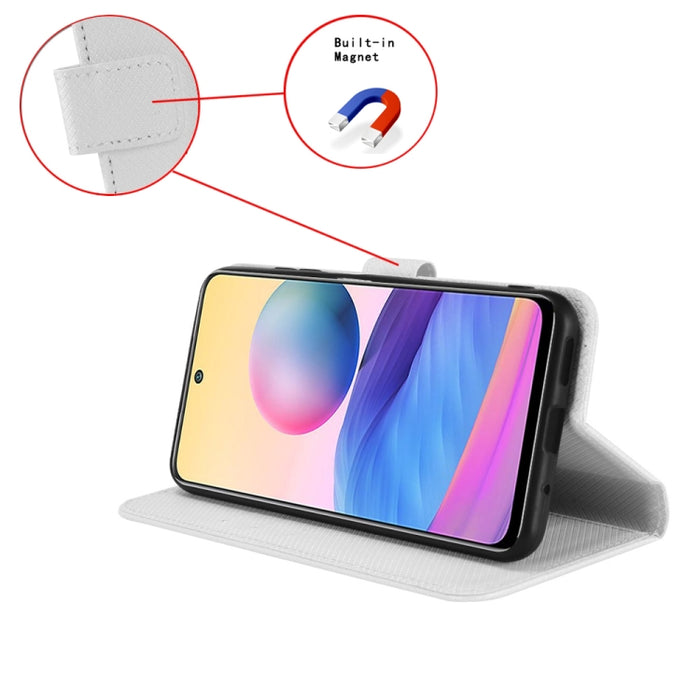 Estuche para teléfono de cuero con textura de diamante, For BLU G91 Pro, For OPPO Realme Q3T / Q3S, For TCL 20 SE, For TCL 30 SE / 30 E / 306 / Sharp Aquos V6, For TCL 30 XE 5G / 30 V 5G, For vivo Y76 5G, For Wiko Y52, For Wiko Y82                     ...