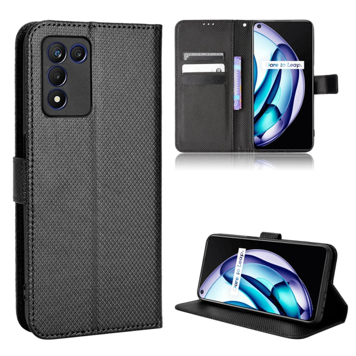 Estuche para teléfono de cuero con textura de diamante, For BLU G91 Pro, For OPPO Realme Q3T / Q3S, For TCL 20 SE, For TCL 30 SE / 30 E / 306 / Sharp Aquos V6, For TCL 30 XE 5G / 30 V 5G, For vivo Y76 5G, For Wiko Y52, For Wiko Y82                     ...