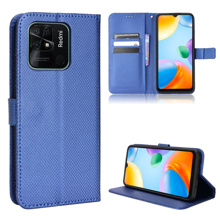 Estuche para teléfono de cuero con textura de diamante, For BLU G91 Pro, For OPPO Realme Q3T / Q3S, For TCL 20 SE, For TCL 30 SE / 30 E / 306 / Sharp Aquos V6, For TCL 30 XE 5G / 30 V 5G, For vivo Y76 5G, For Wiko Y52, For Wiko Y82                     ...