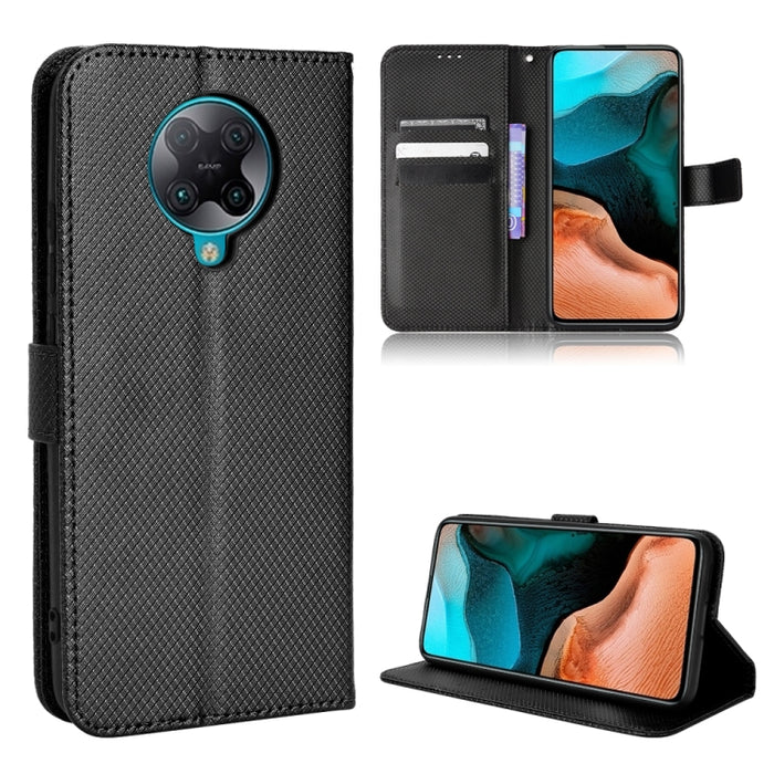 Estuche para teléfono de cuero con textura de diamante, For BLU G91 Pro, For OPPO Realme Q3T / Q3S, For TCL 20 SE, For TCL 30 SE / 30 E / 306 / Sharp Aquos V6, For TCL 30 XE 5G / 30 V 5G, For vivo Y76 5G, For Wiko Y52, For Wiko Y82                     ...