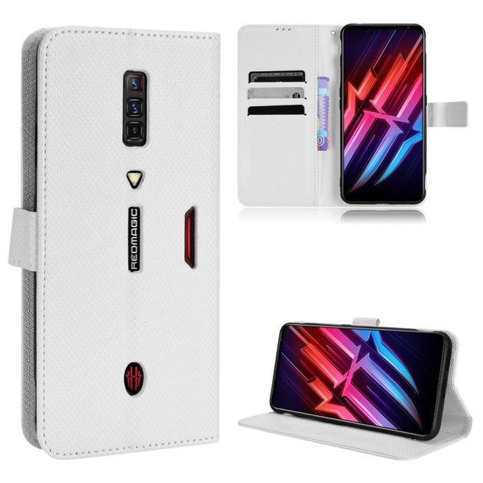Estuche para teléfono de cuero con textura de diamante, For BLU G91 Pro, For OPPO Realme Q3T / Q3S, For TCL 20 SE, For TCL 30 SE / 30 E / 306 / Sharp Aquos V6, For TCL 30 XE 5G / 30 V 5G, For vivo Y76 5G, For Wiko Y52, For Wiko Y82                     ...