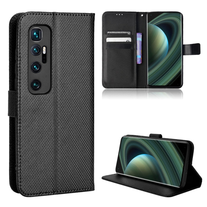 Estuche para teléfono de cuero con textura de diamante, For BLU G91 Pro, For OPPO Realme Q3T / Q3S, For TCL 20 SE, For TCL 30 SE / 30 E / 306 / Sharp Aquos V6, For TCL 30 XE 5G / 30 V 5G, For vivo Y76 5G, For Wiko Y52, For Wiko Y82                     ...