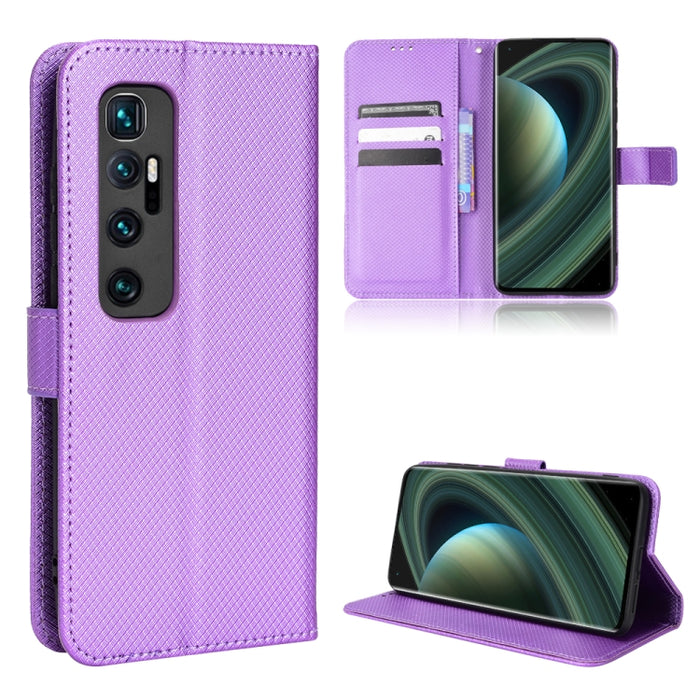 Estuche para teléfono de cuero con textura de diamante, For BLU G91 Pro, For OPPO Realme Q3T / Q3S, For TCL 20 SE, For TCL 30 SE / 30 E / 306 / Sharp Aquos V6, For TCL 30 XE 5G / 30 V 5G, For vivo Y76 5G, For Wiko Y52, For Wiko Y82                     ...