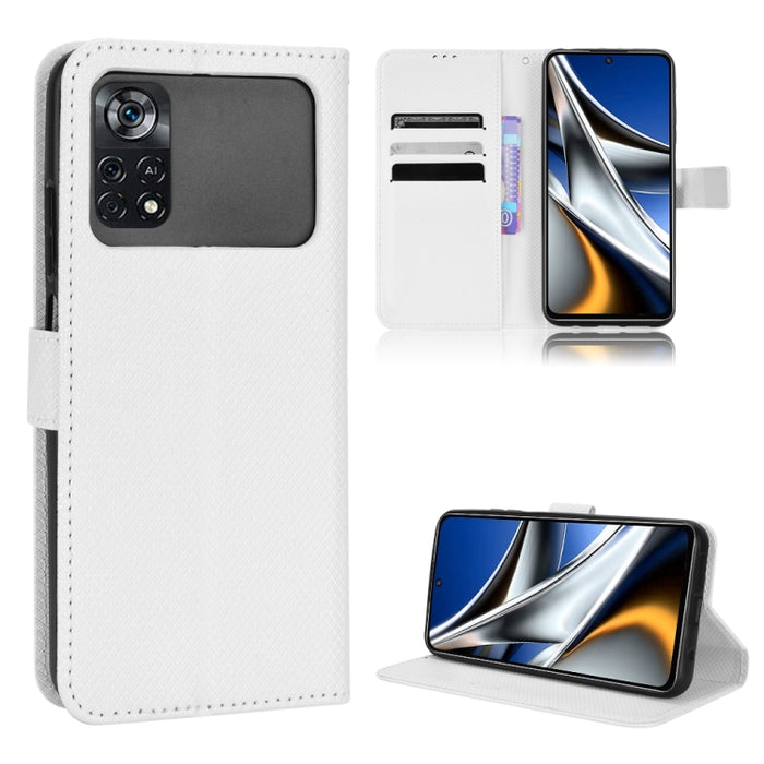 Estuche para teléfono de cuero con textura de diamante, For BLU G91 Pro, For OPPO Realme Q3T / Q3S, For TCL 20 SE, For TCL 30 SE / 30 E / 306 / Sharp Aquos V6, For TCL 30 XE 5G / 30 V 5G, For vivo Y76 5G, For Wiko Y52, For Wiko Y82                     ...