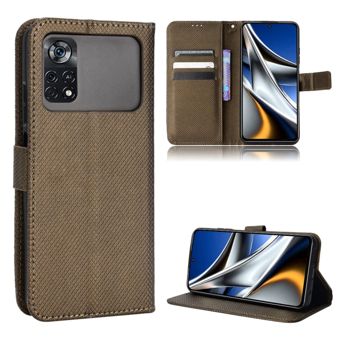 Estuche para teléfono de cuero con textura de diamante, For BLU G91 Pro, For OPPO Realme Q3T / Q3S, For TCL 20 SE, For TCL 30 SE / 30 E / 306 / Sharp Aquos V6, For TCL 30 XE 5G / 30 V 5G, For vivo Y76 5G, For Wiko Y52, For Wiko Y82                     ...