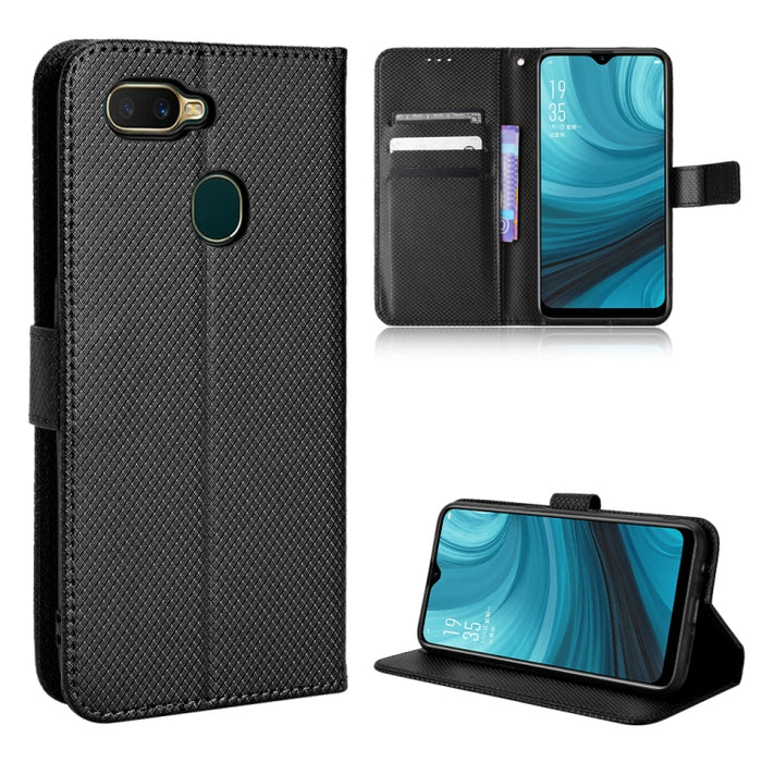Estuche para teléfono de cuero con textura de diamante, For Xiaomi Poco M4 Pro 5G Big Hole, For Xiaomi Poco M4 Pro 5G Fine Hole, For OnePlus Nord CE 2 5G, For OPPO A7 / AX7 / A5s / AX5s / A21, For OPPO Find X5 Pro, For OPPO Find X5                     ...