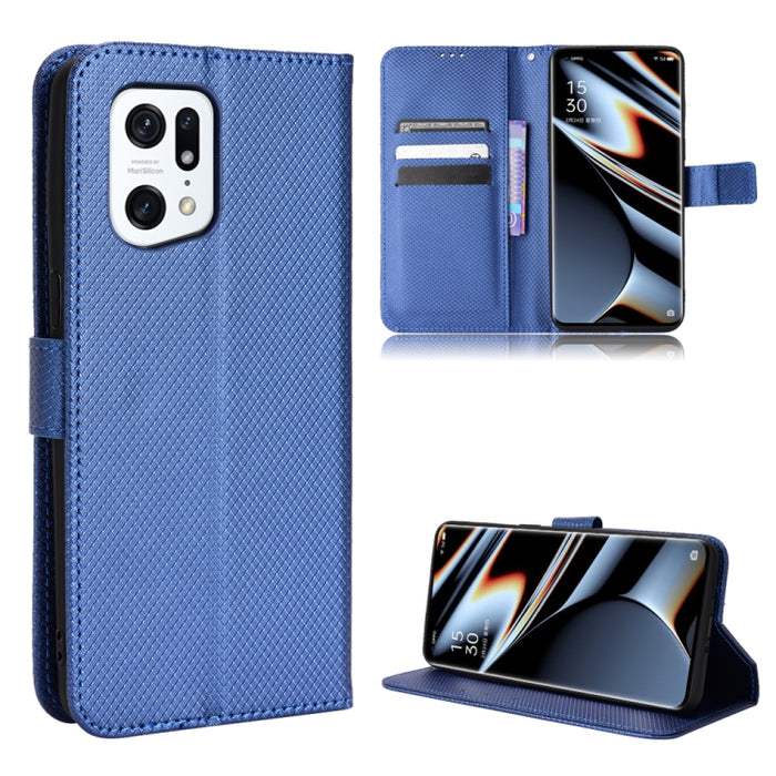 Estuche para teléfono de cuero con textura de diamante, For Xiaomi Poco M4 Pro 5G Big Hole, For Xiaomi Poco M4 Pro 5G Fine Hole, For OnePlus Nord CE 2 5G, For OPPO A7 / AX7 / A5s / AX5s / A21, For OPPO Find X5 Pro, For OPPO Find X5                     ...