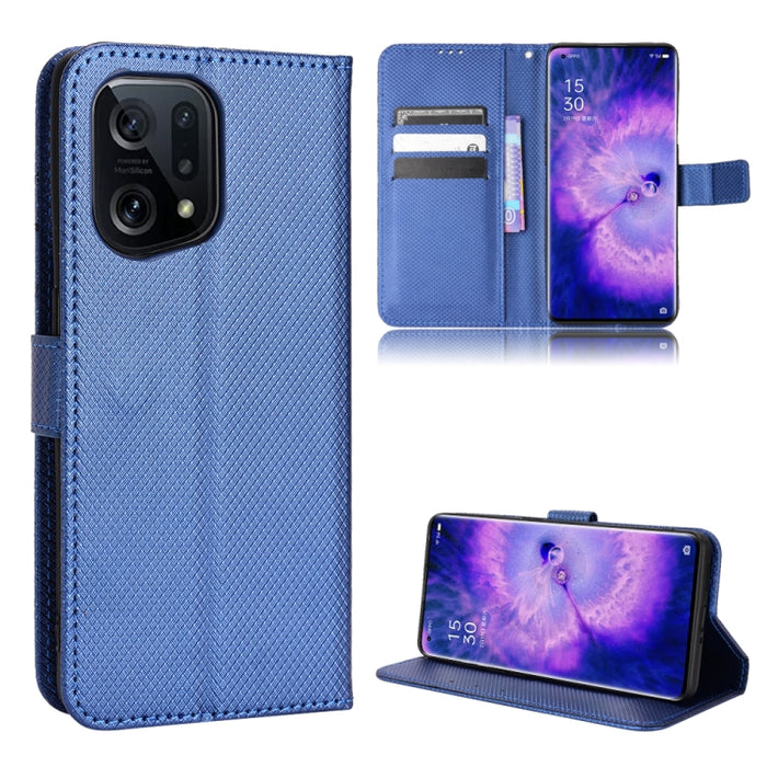 Estuche para teléfono de cuero con textura de diamante, For Xiaomi Poco M4 Pro 5G Big Hole, For Xiaomi Poco M4 Pro 5G Fine Hole, For OnePlus Nord CE 2 5G, For OPPO A7 / AX7 / A5s / AX5s / A21, For OPPO Find X5 Pro, For OPPO Find X5                     ...