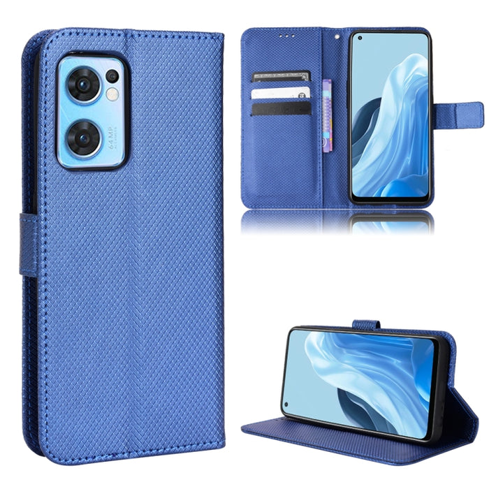 Estuche para teléfono de cuero con textura de diamante, For Xiaomi Poco M4 Pro 5G Big Hole, For Xiaomi Poco M4 Pro 5G Fine Hole, For OnePlus Nord CE 2 5G, For OPPO A7 / AX7 / A5s / AX5s / A21, For OPPO Find X5 Pro, For OPPO Find X5                     ...