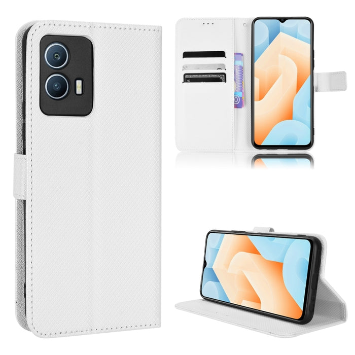 Estuche para teléfono de cuero con textura de diamante, For Xiaomi Poco M4 Pro 5G Big Hole, For Xiaomi Poco M4 Pro 5G Fine Hole, For OnePlus Nord CE 2 5G, For OPPO A7 / AX7 / A5s / AX5s / A21, For OPPO Find X5 Pro, For OPPO Find X5                     ...