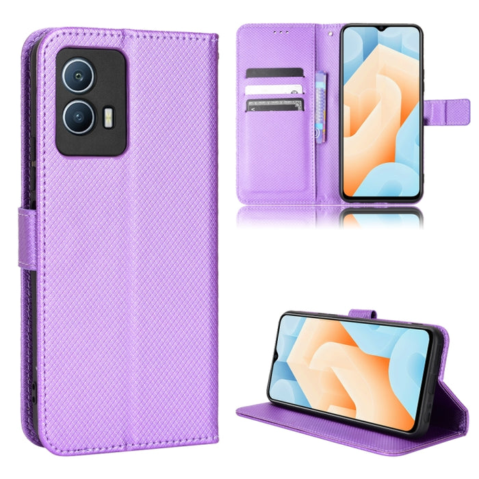 Estuche para teléfono de cuero con textura de diamante, For Xiaomi Poco M4 Pro 5G Big Hole, For Xiaomi Poco M4 Pro 5G Fine Hole, For OnePlus Nord CE 2 5G, For OPPO A7 / AX7 / A5s / AX5s / A21, For OPPO Find X5 Pro, For OPPO Find X5                     ...