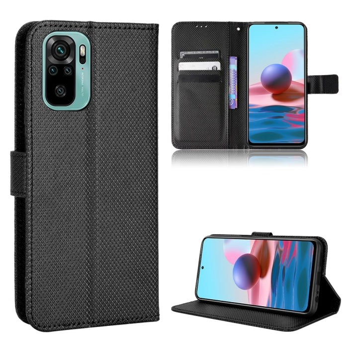 Estuche para teléfono de cuero con textura de diamante, For Xiaomi Poco M4 Pro 5G Big Hole, For Xiaomi Poco M4 Pro 5G Fine Hole, For OnePlus Nord CE 2 5G, For OPPO A7 / AX7 / A5s / AX5s / A21, For OPPO Find X5 Pro, For OPPO Find X5                     ...