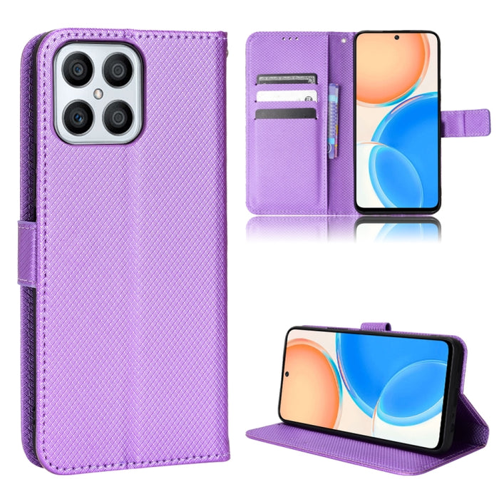 Estuche para teléfono de cuero con textura de diamante, For Xiaomi Poco M4 Pro 5G Big Hole, For Xiaomi Poco M4 Pro 5G Fine Hole, For OnePlus Nord CE 2 5G, For OPPO A7 / AX7 / A5s / AX5s / A21, For OPPO Find X5 Pro, For OPPO Find X5                     ...