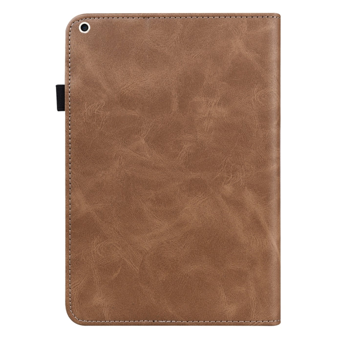 Estuche de cuero elegante con rayas en relieve de color sólido
