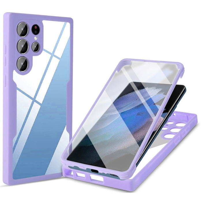 Acrílico + TPU 360 grados Cobertura completa Funda para teléfono a prueba de golpes, For Samsung Galaxy A10s, For Samsung Galaxy A12, For Samsung Galaxy M52 5G, For Samsung Galaxy S22 5G, For Samsung Galaxy S22+ 5G, For Samsung Galaxy S22 Ultra 5G     ...