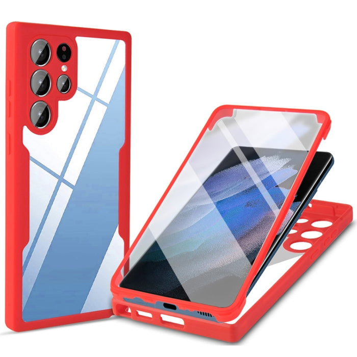 Acrílico + TPU 360 grados Cobertura completa Funda para teléfono a prueba de golpes, For Samsung Galaxy A10s, For Samsung Galaxy A12, For Samsung Galaxy M52 5G, For Samsung Galaxy S22 5G, For Samsung Galaxy S22+ 5G, For Samsung Galaxy S22 Ultra 5G     ...