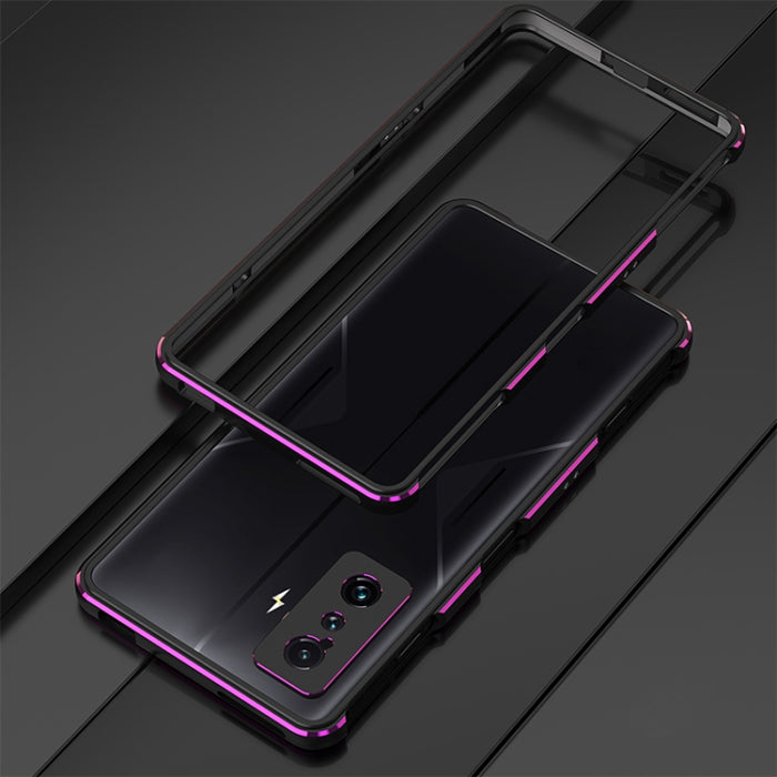 Protector de lente Aurora + Estuche para teléfono con marco de metal, For Xiaomi Redmi K50 Gaming