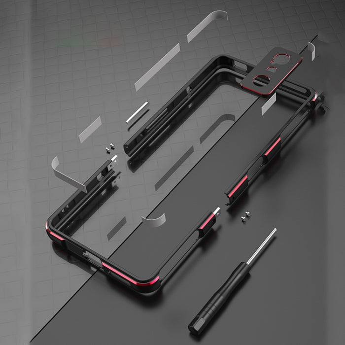 Protector de lente Aurora + Estuche para teléfono con marco de metal, For Xiaomi Redmi K50 Gaming