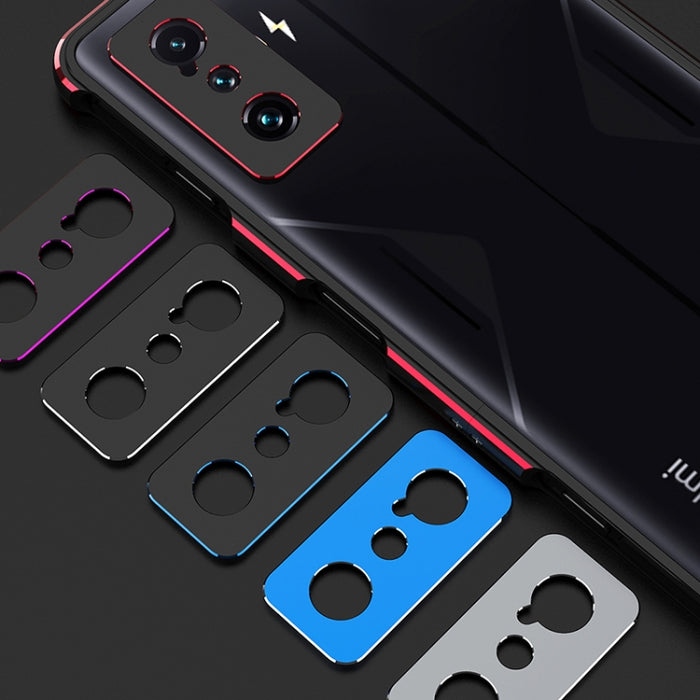 Protector de lente Aurora + Estuche para teléfono con marco de metal, For Xiaomi Redmi K50 Gaming