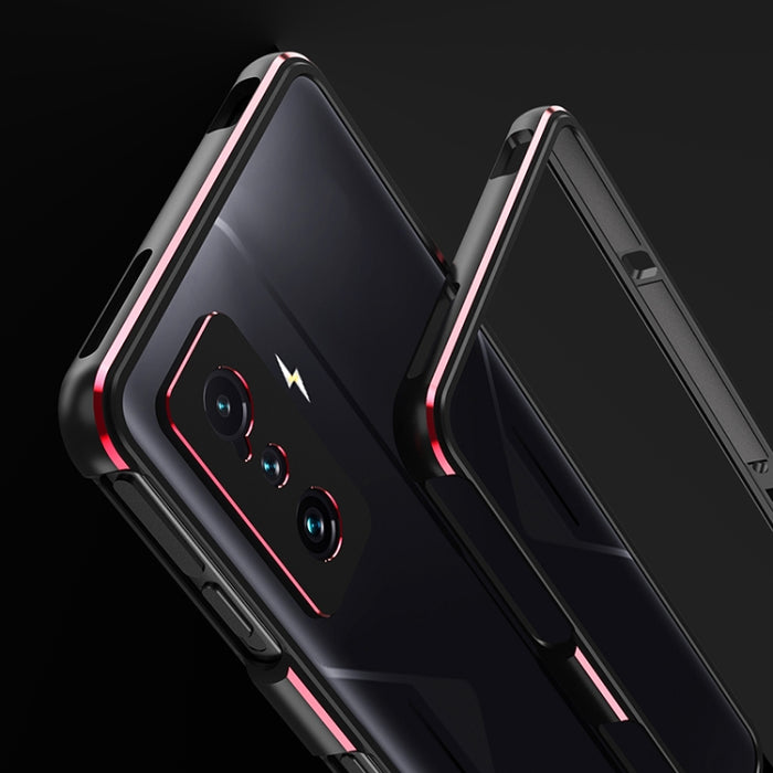 Protector de lente Aurora + Estuche para teléfono con marco de metal, For Xiaomi Redmi K50 Gaming