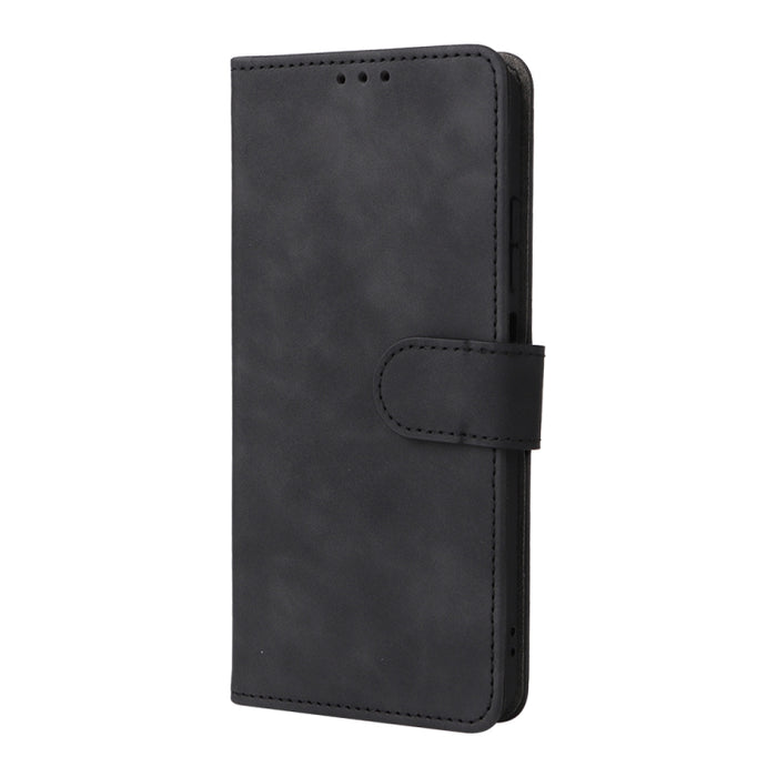 Estuche para teléfono de cuero con tapa magnética Skin Feel, For Xiaomi Poco M4 Pro 4G, For OnePlus Nord CE 2 5G