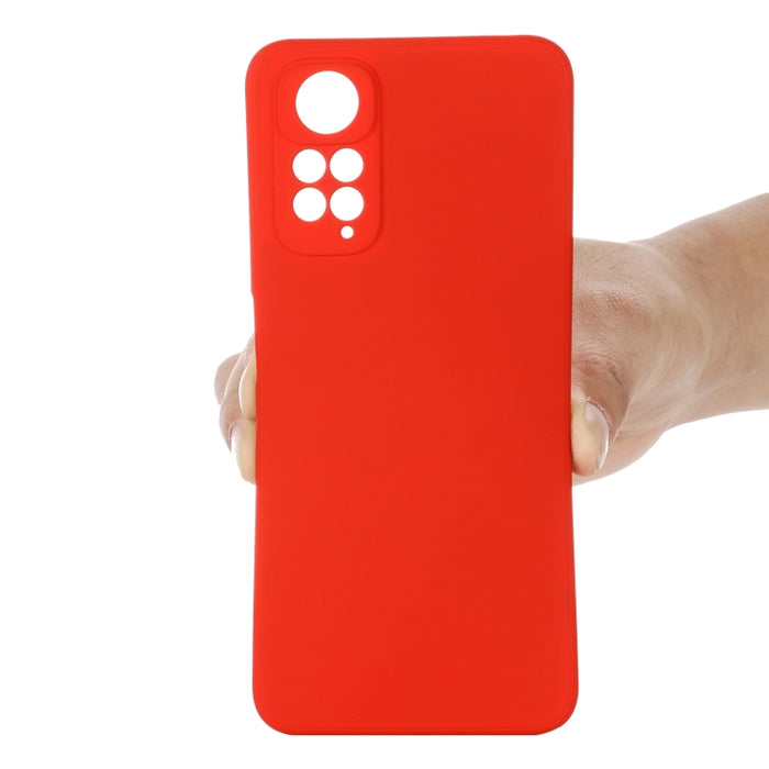 Funda de teléfono de cobertura total a prueba de golpes de silicona líquida de color puro, For Xiaomi Redmi Note 11S/ Note 11 4G