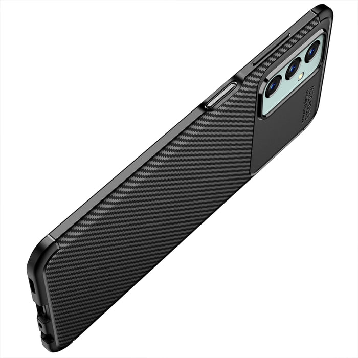 Funda de teléfono TPU a prueba de golpes con textura de fibra de carbono, For Samsung Galaxy M23 / F23, For Xiaomi Redmi Note 11E 5G