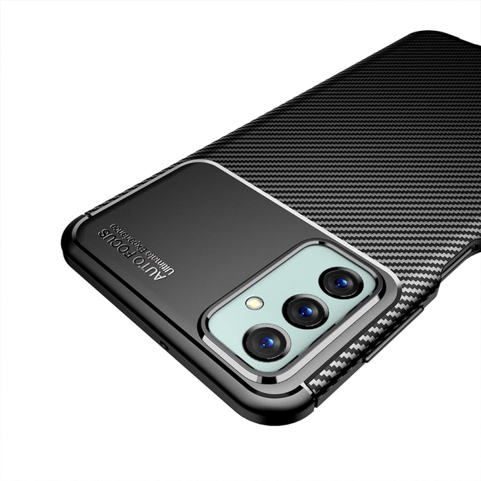 Funda de teléfono TPU a prueba de golpes con textura de fibra de carbono, For Samsung Galaxy M23 / F23, For Xiaomi Redmi Note 11E 5G