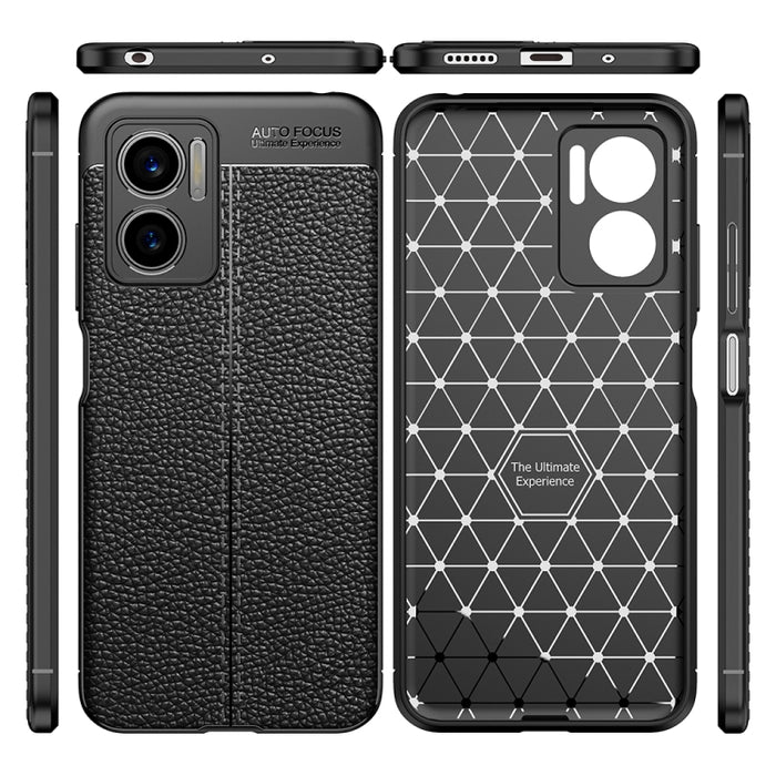 Litchi Texture TPU Funda para teléfono a prueba de golpes, For Samsung Galaxy M23 / F23, For Xiaomi Redmi Note 11E 5G
